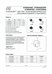 DataSheet STP6NK90Z pdf